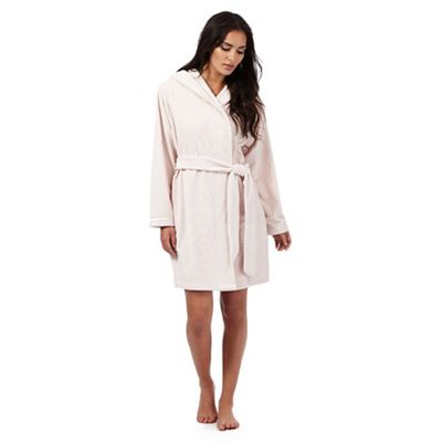 B by Ted Baker Light pink short embossed dressing gown